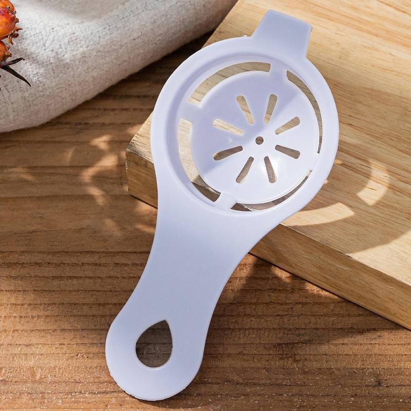 Stainless Steel Egg Yolk White Separator – Kitchen Sieve Tool (1 Or 2 Pack, Silver)